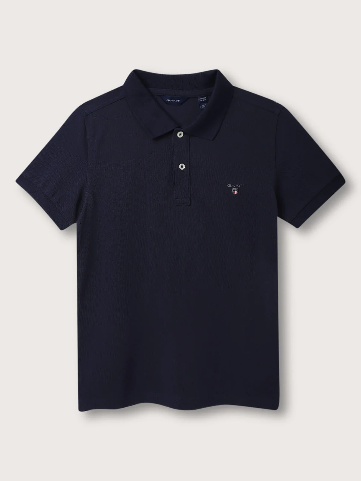 Gant Kids Navy Regular Fit Polo Tshirt