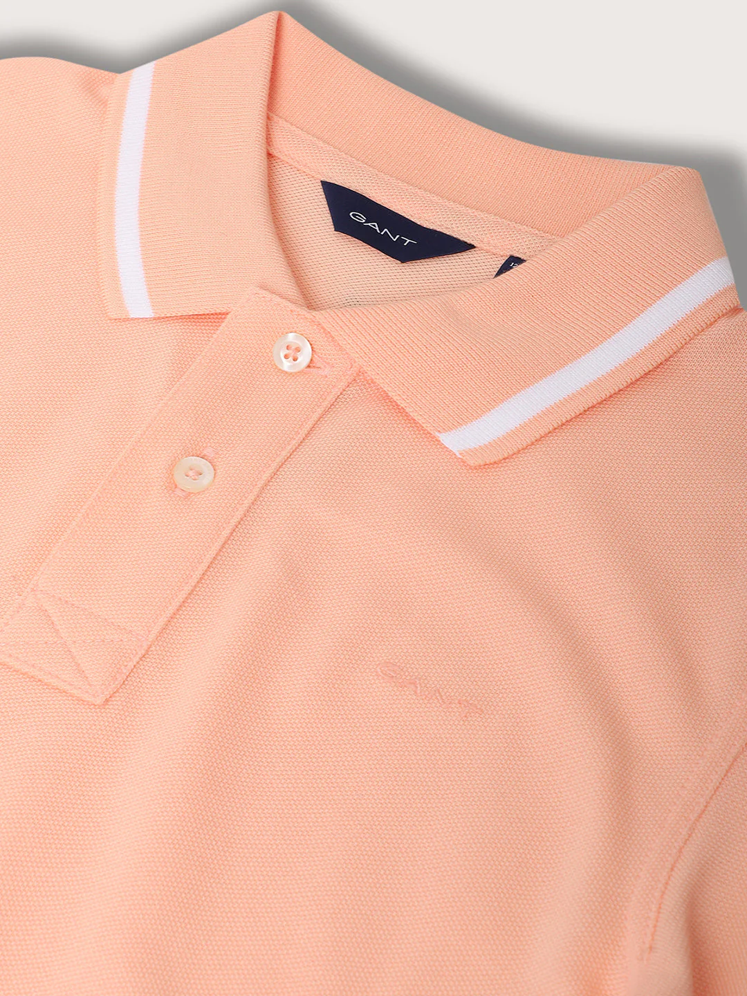 Gant Kids Peach Regular Fit Polo Tshirt - Image 3