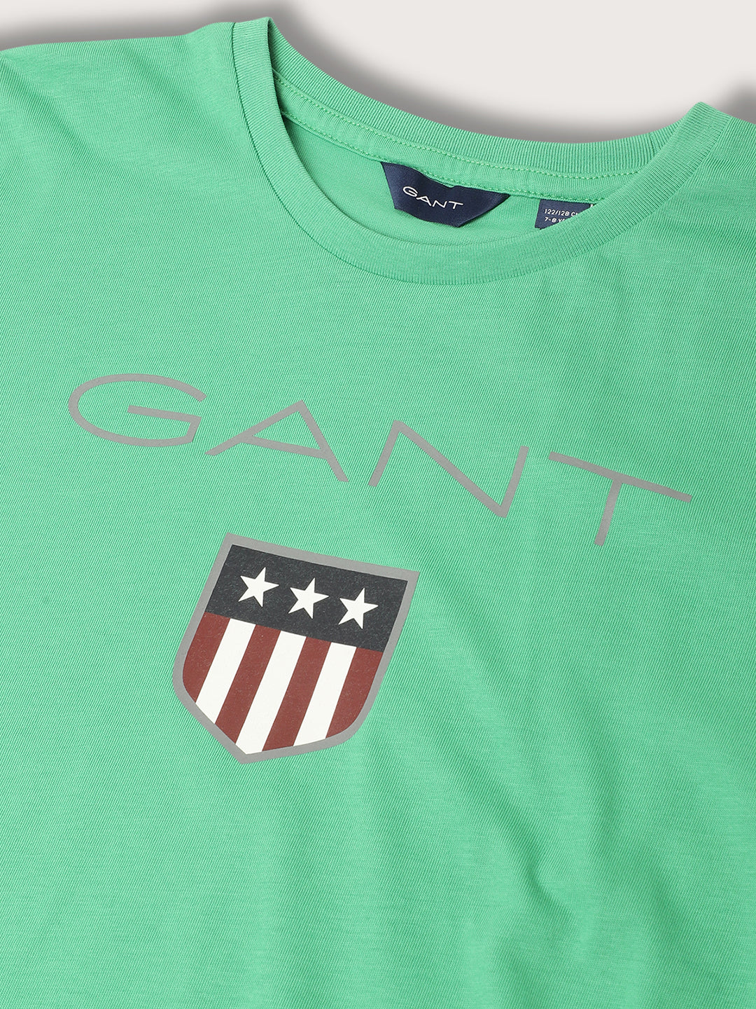 Gant Kids Green Logo Regular Fit T-Shirt - Image 3