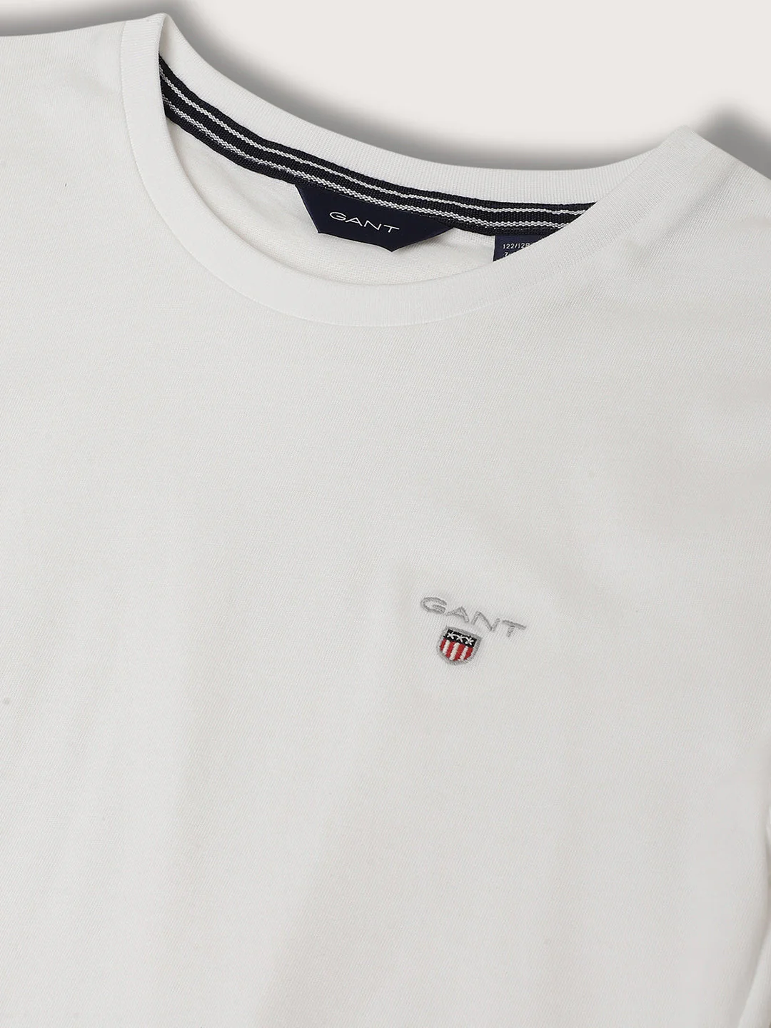 Gant Kids White Regular Fit T-Shirt - Image 3