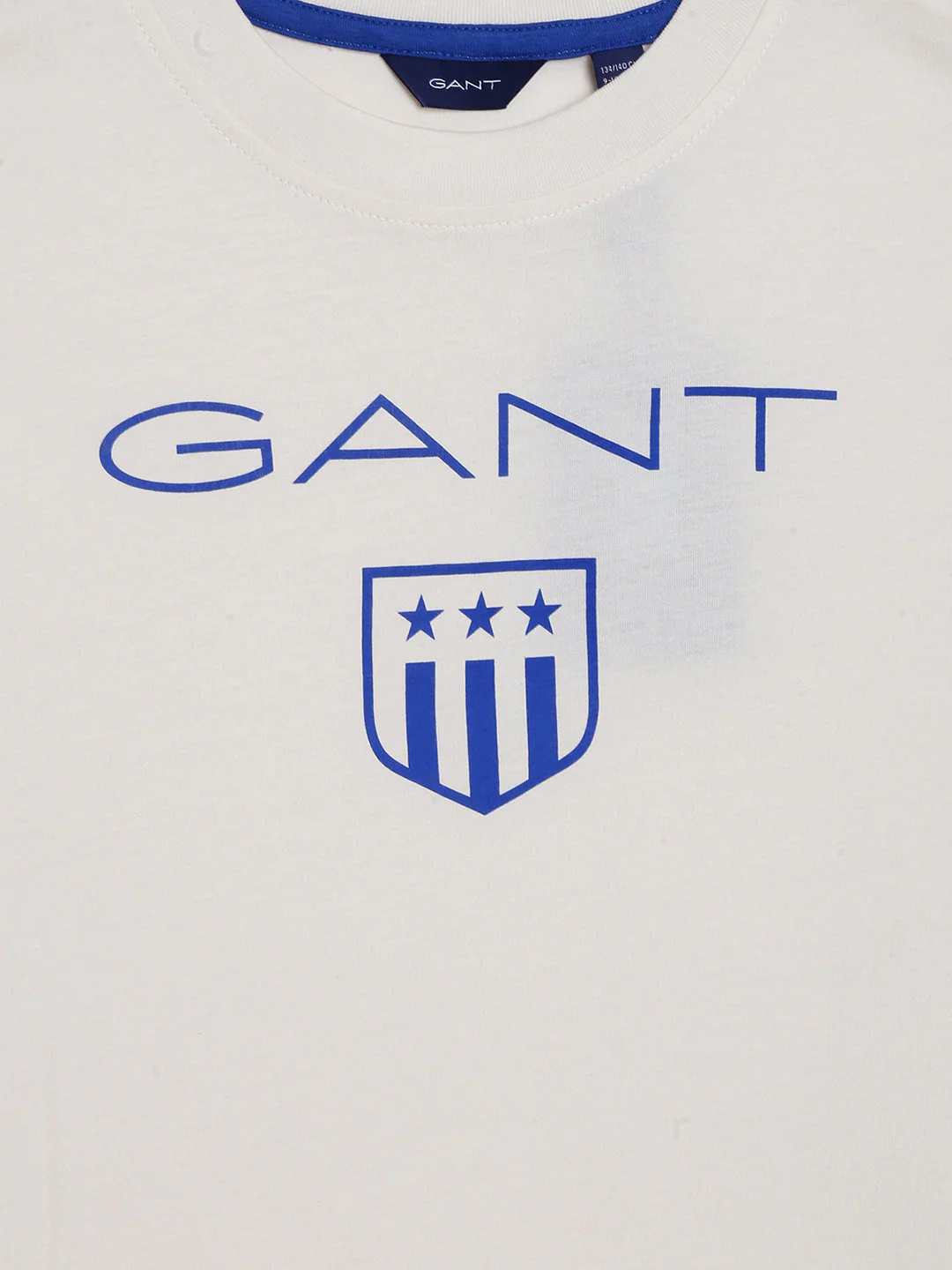 Gant Kids Cream Logo Oversized Fit T-Shirt - Image 3