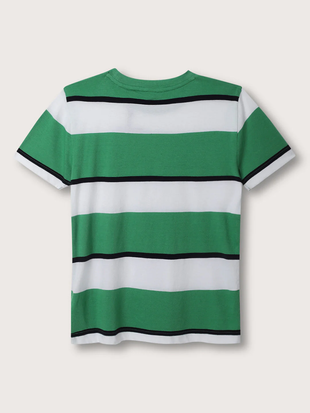 Gant Kids Green Striped Relaxed Fit T-Shirt - Image 2