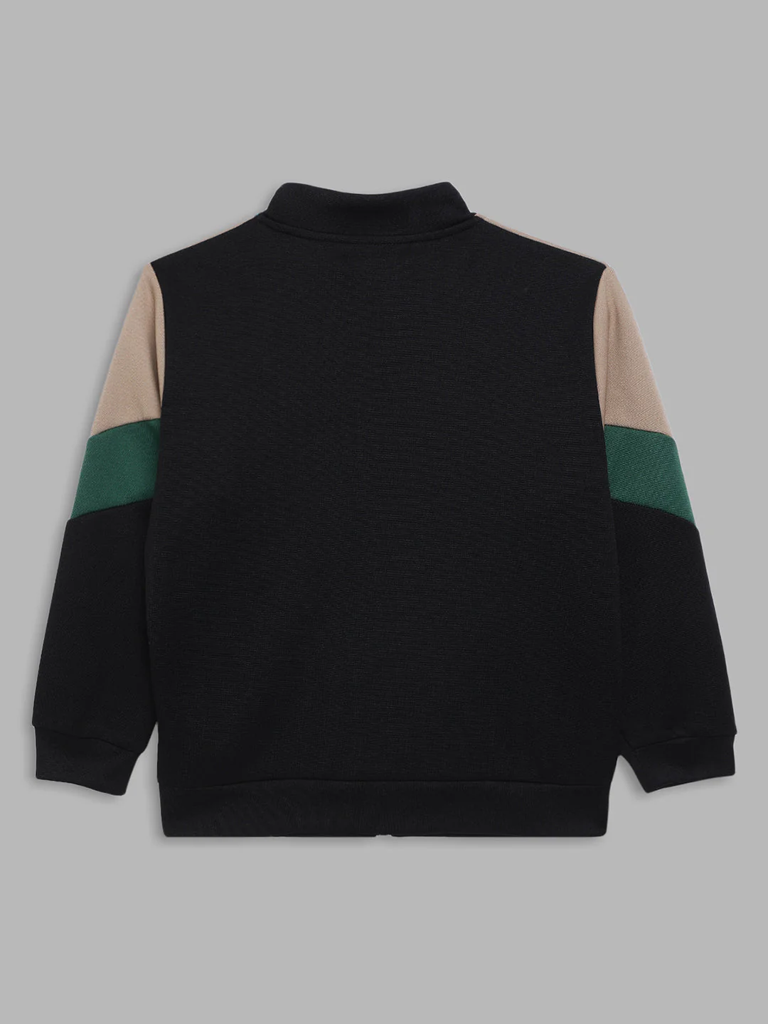 Gant Boys Black Colourblocked Cotton Sweatshirt - Image 2