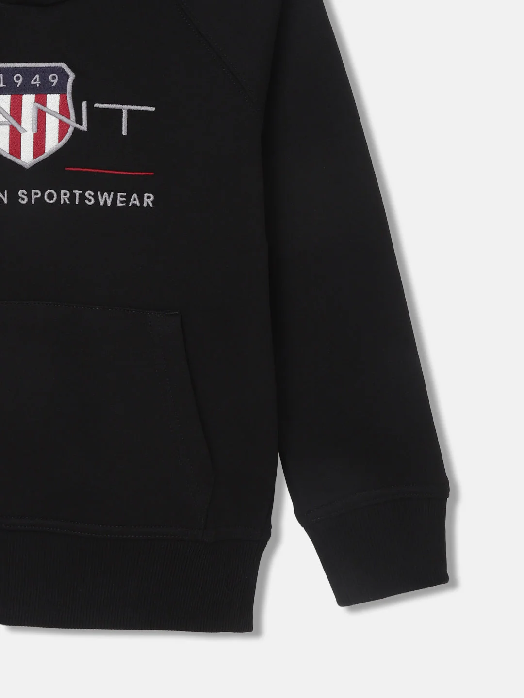 Gant Boys Embroidered Hooded Full Sleeves Sweatshirt - Image 4