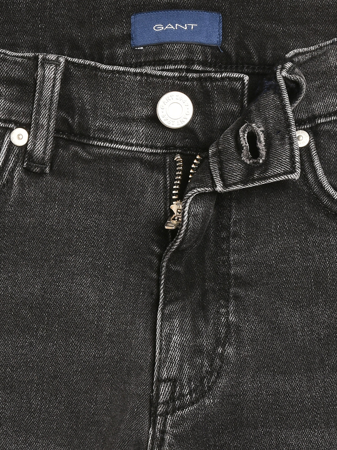 Gant Boys Black Mildly Distressed Jeans - Image 3