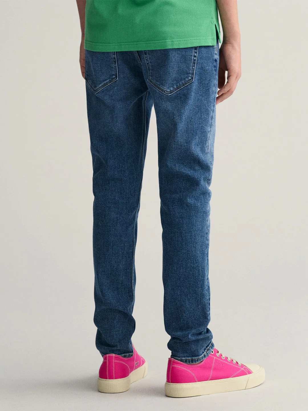 Gant Boys Slim Fit Light Fade Clean Look Jeans - Image 3