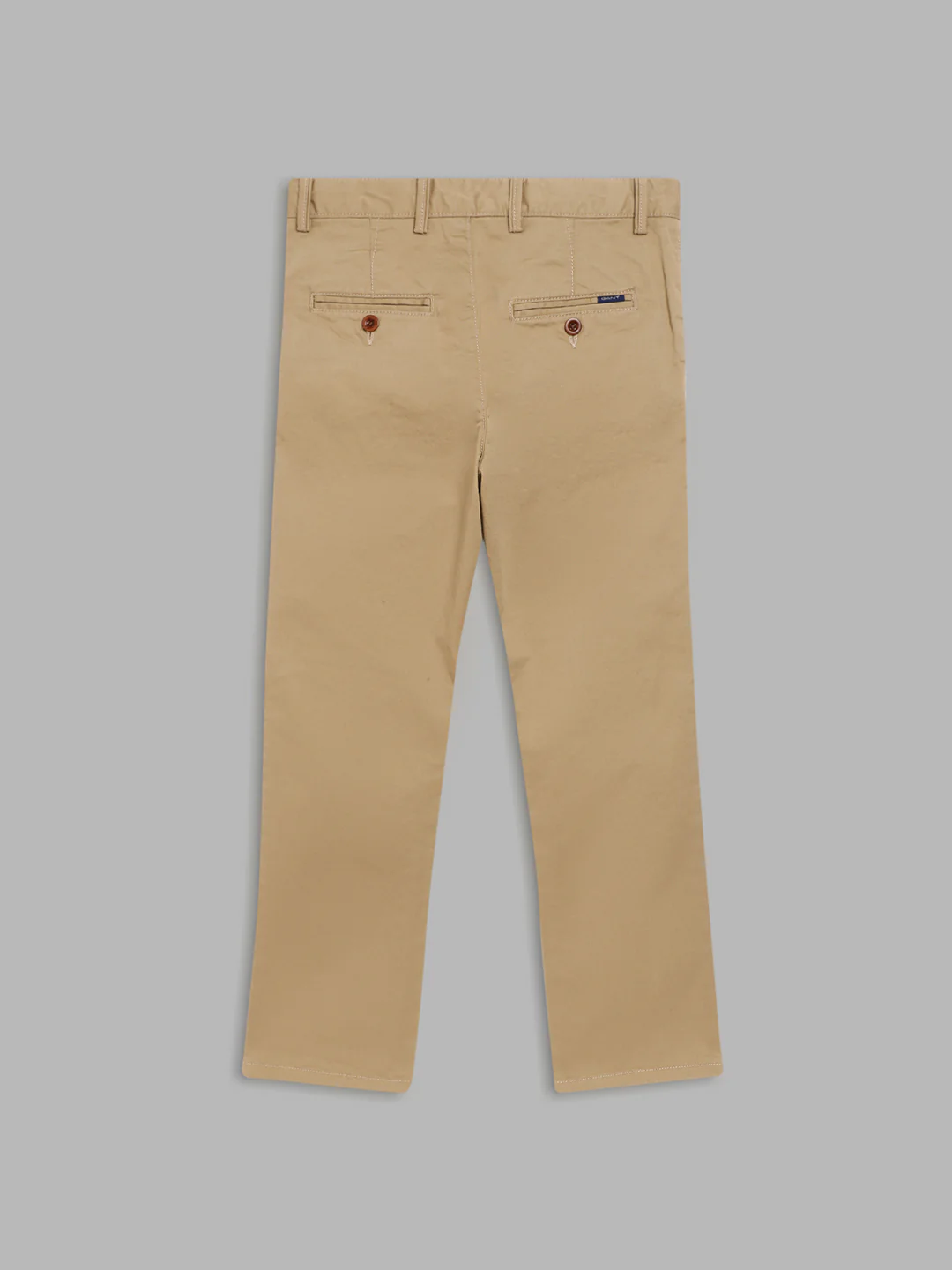 Gant Boys Beige Cotton Trouser - Image 2