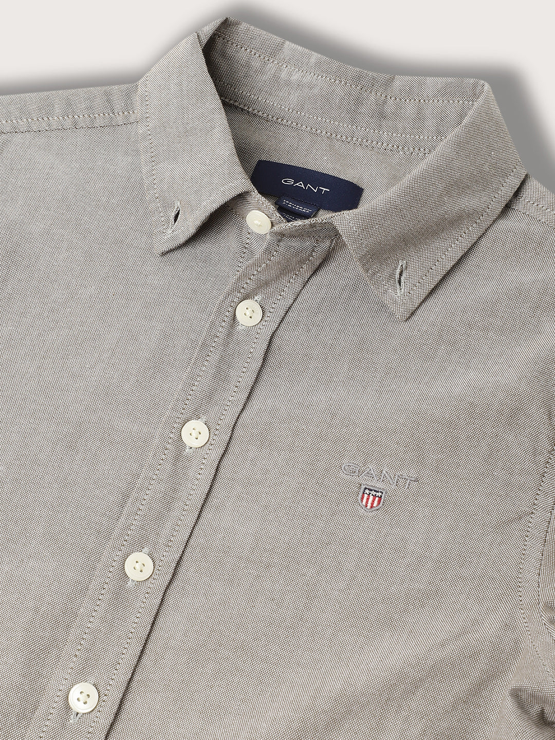 Gant Kids Green Regular Fit Shirt - Image 4