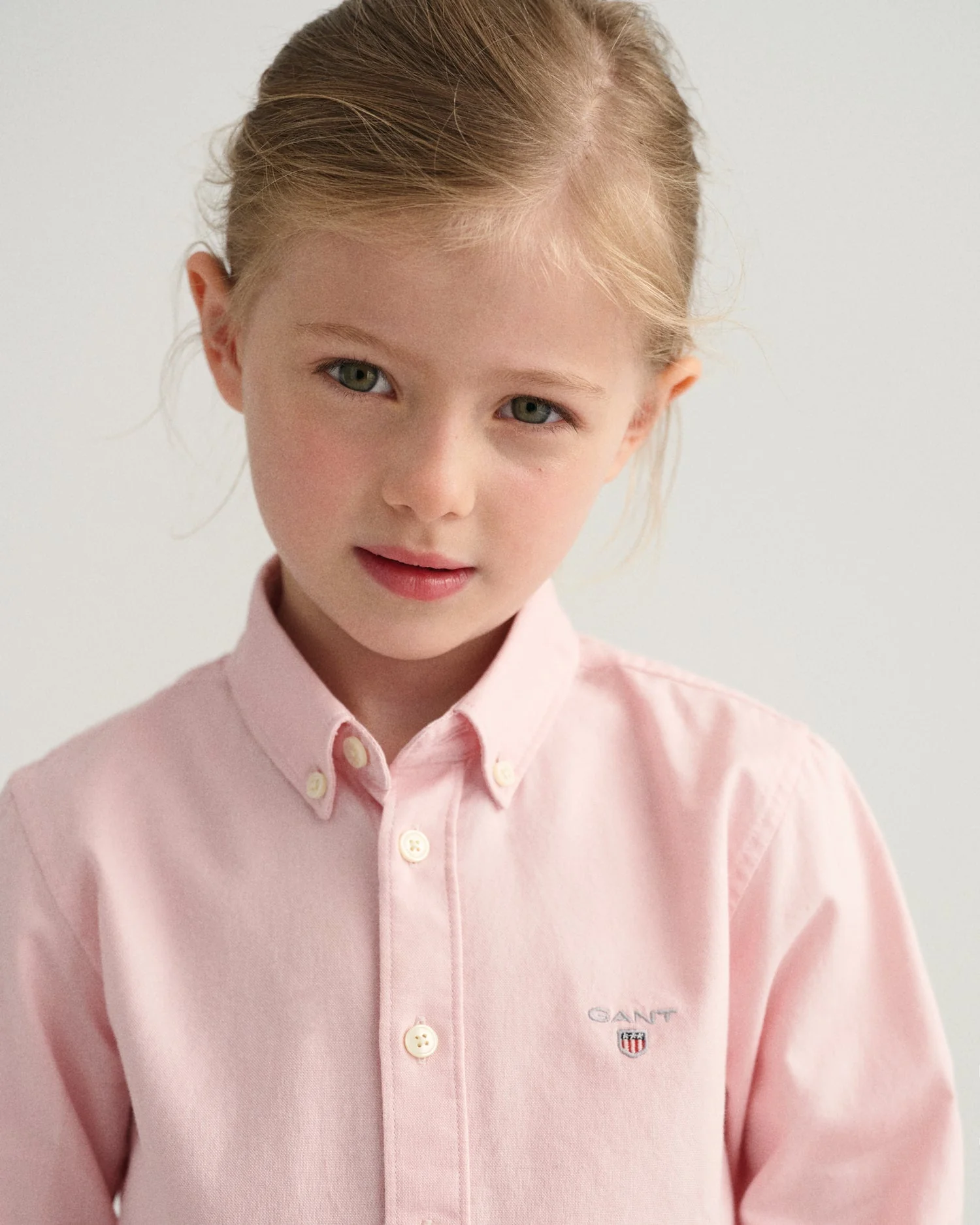 Gant Kids Pink Fashion Regular Fit Shirt - Image 2