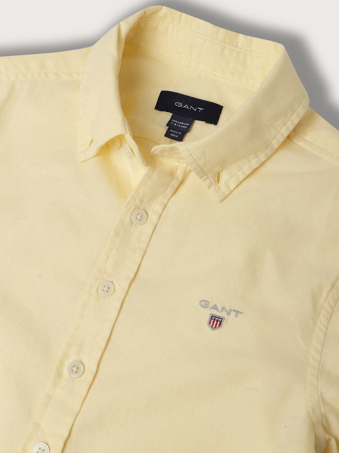 Gant Kids Yellow Regular Fit Shirt - Image 3
