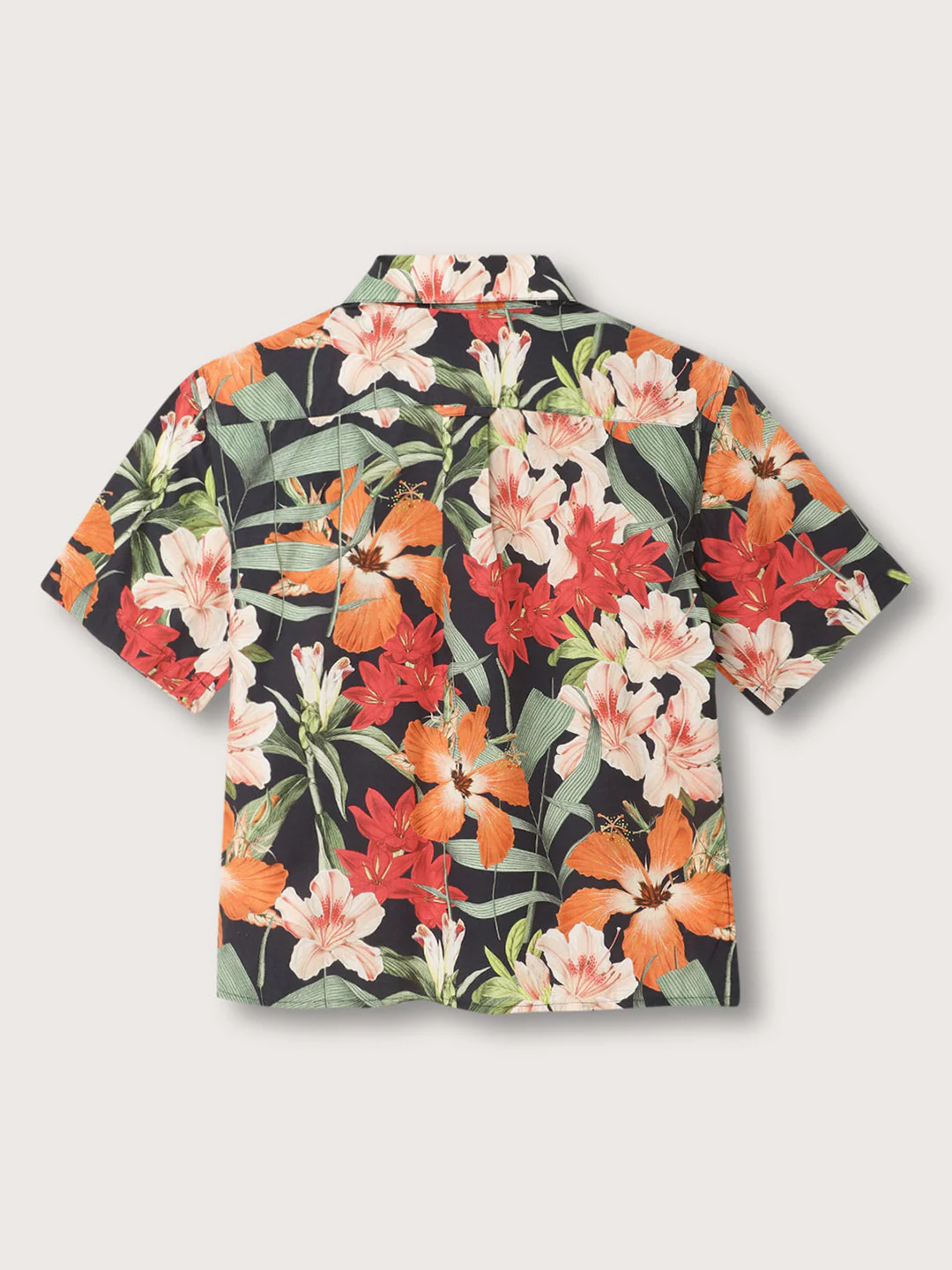 Gant Kids Navy Floral Relaxed Fit Shirt - Image 2