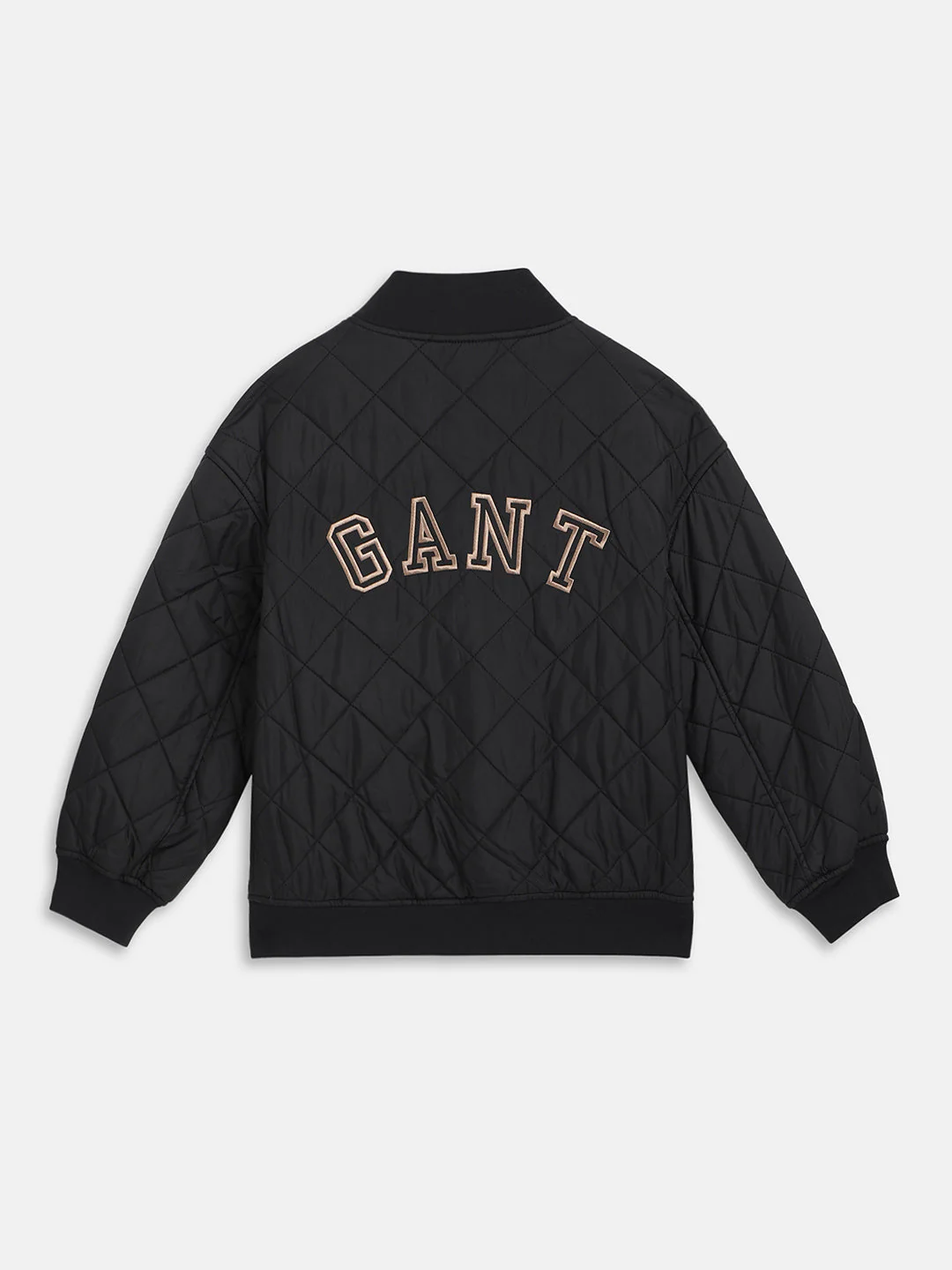 Gant Boys Black Solid High Neck Jacket - Image 2