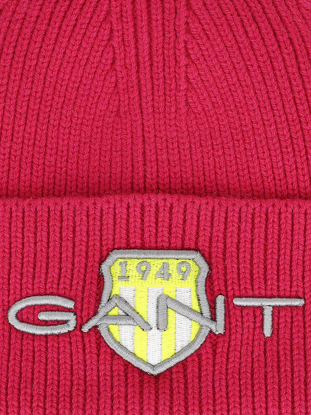 Gant Boys Pink Solid Beanie Caps - Image 4