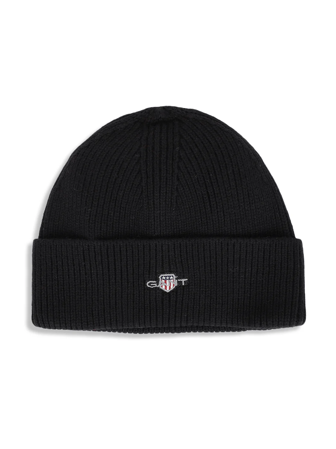 Gant Boys Black Solid Beanie Caps