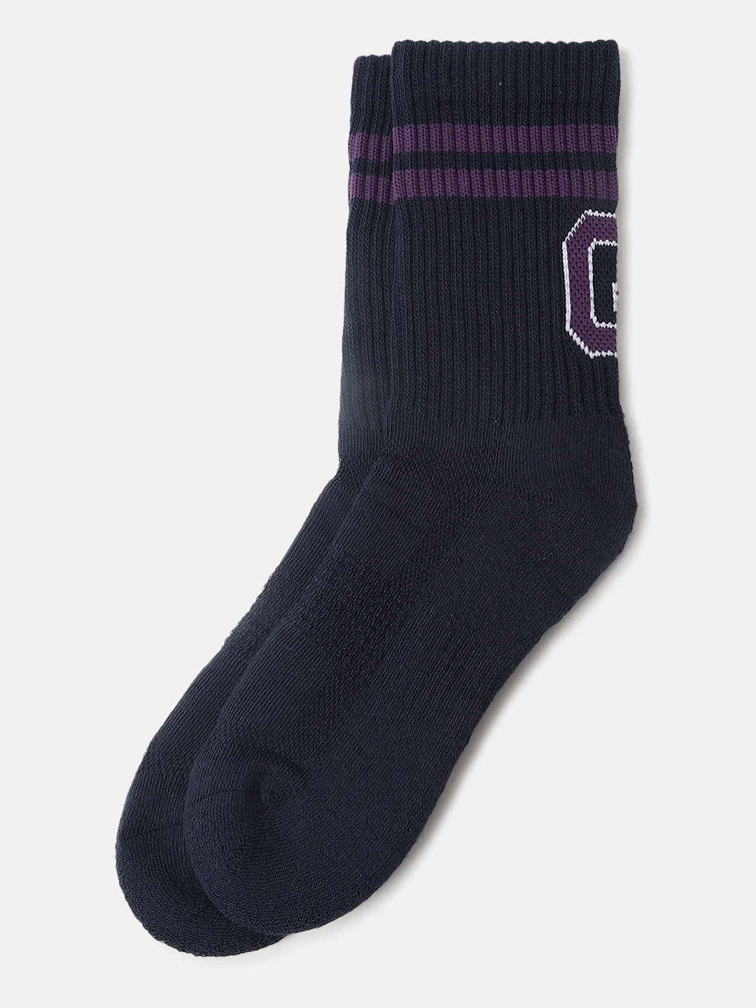 Gant Boys Blue Patterned Ankle Length Socks (Pack of 1) - Image 2