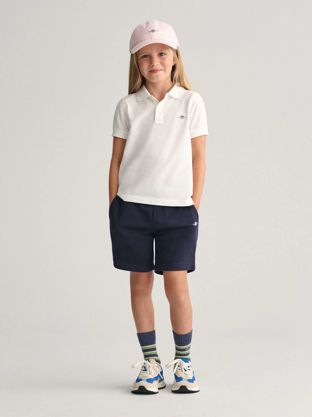 Gant Kids White Solid Polo Tshirt - Image 5