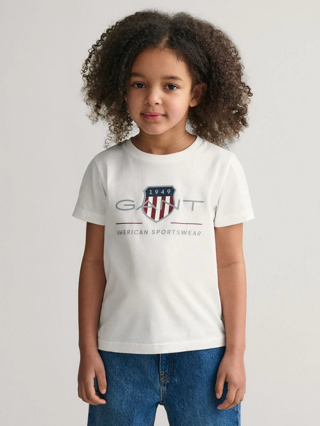 Gant Kids White Graphic Round Neck Tshirt - Image 6
