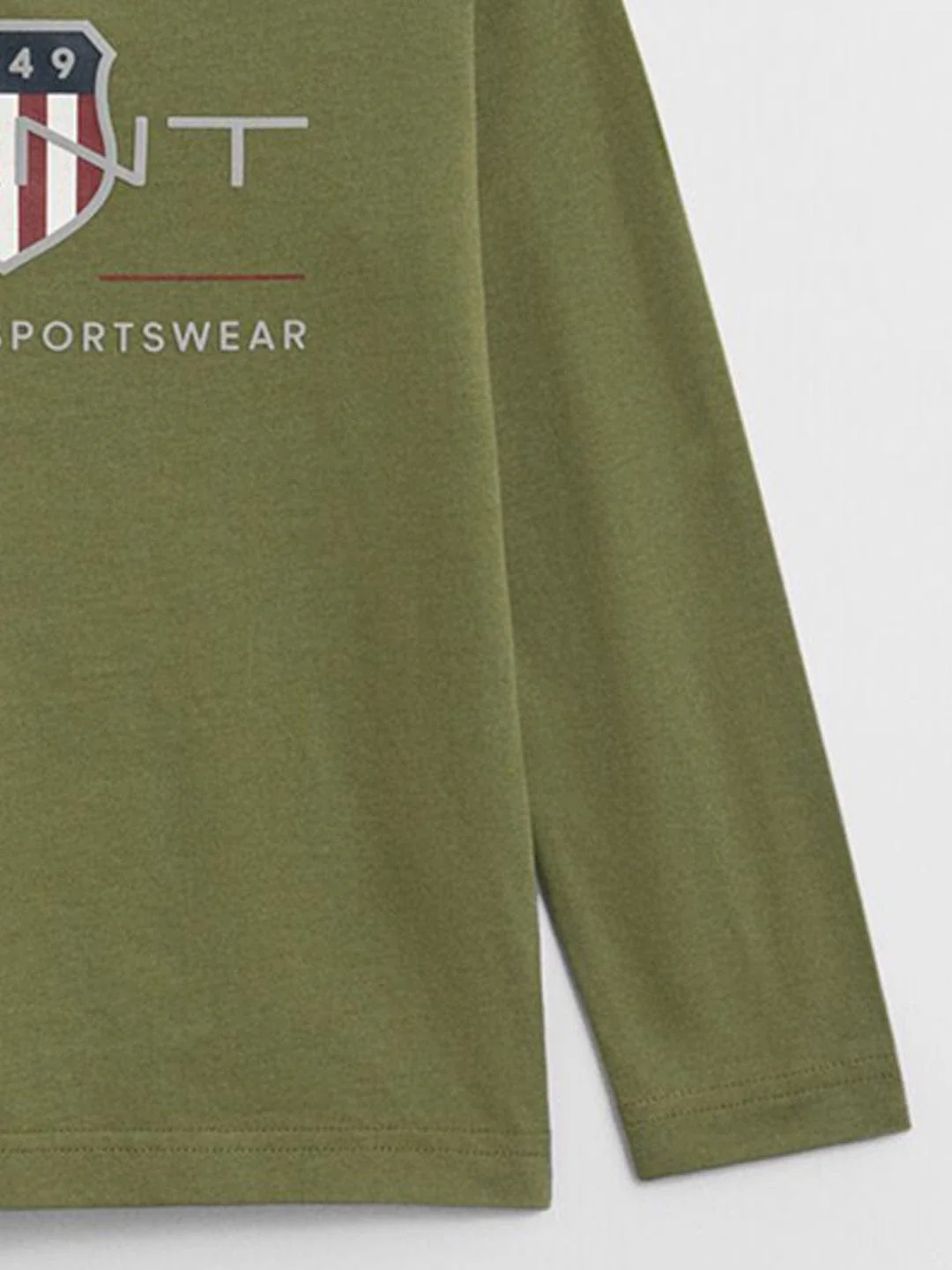 Gant Boys Green Graphic Round Neck Tshirt - Image 9