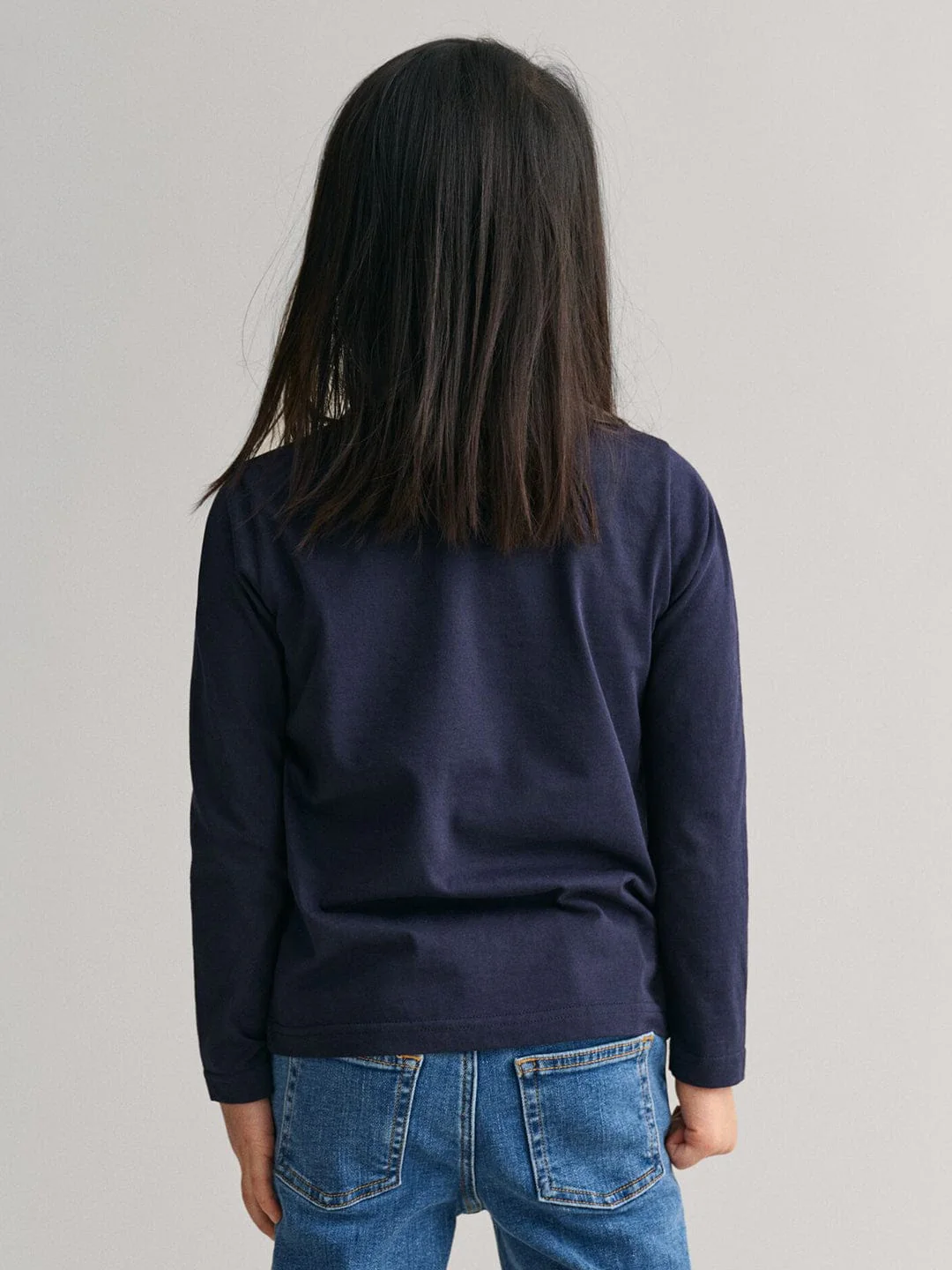 Gant Kids Blue Graphic Round Neck Tshirt - Image 5