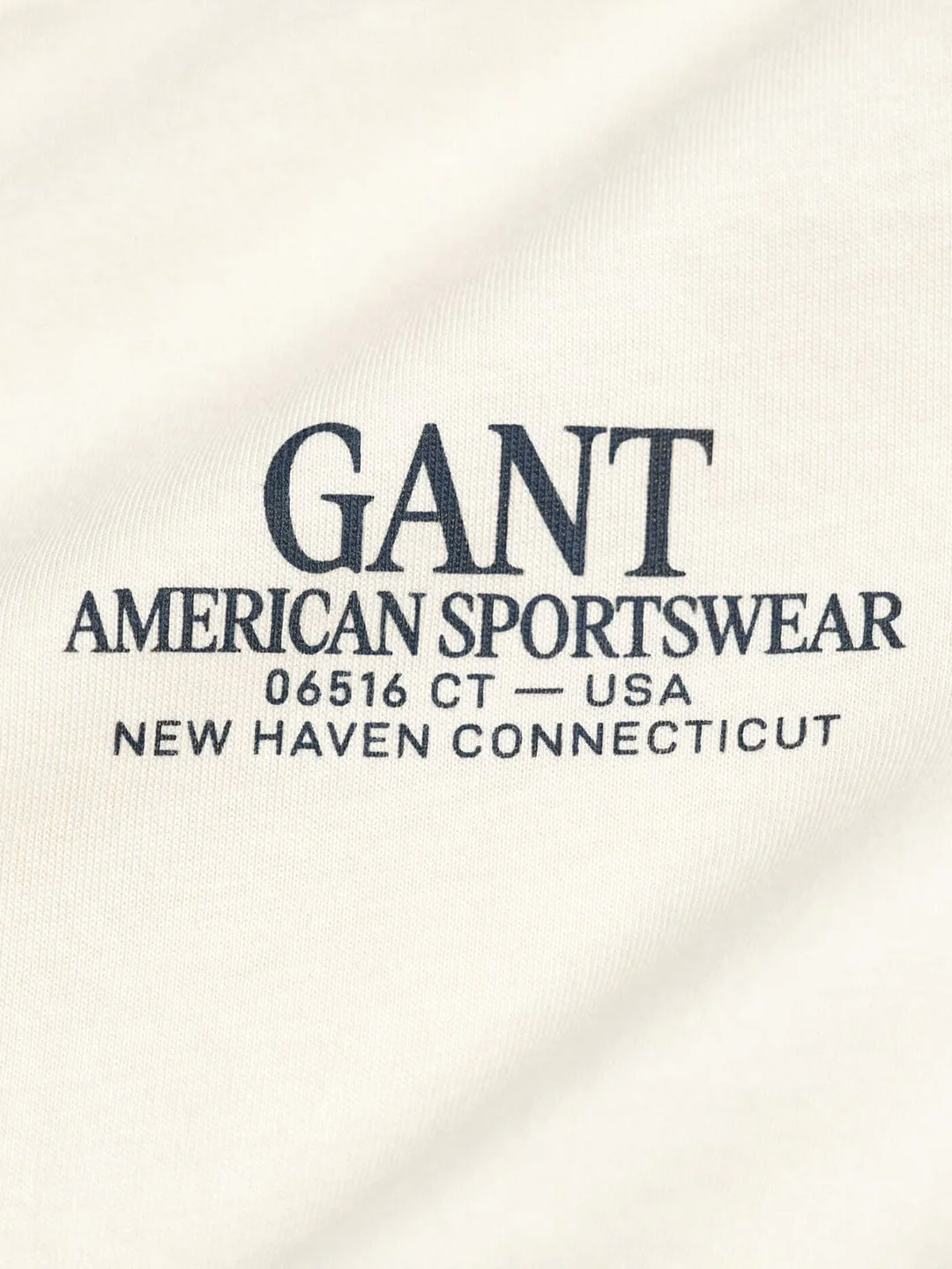 Gant Boys Cream Graphic Round Neck Tshirt - Image 2