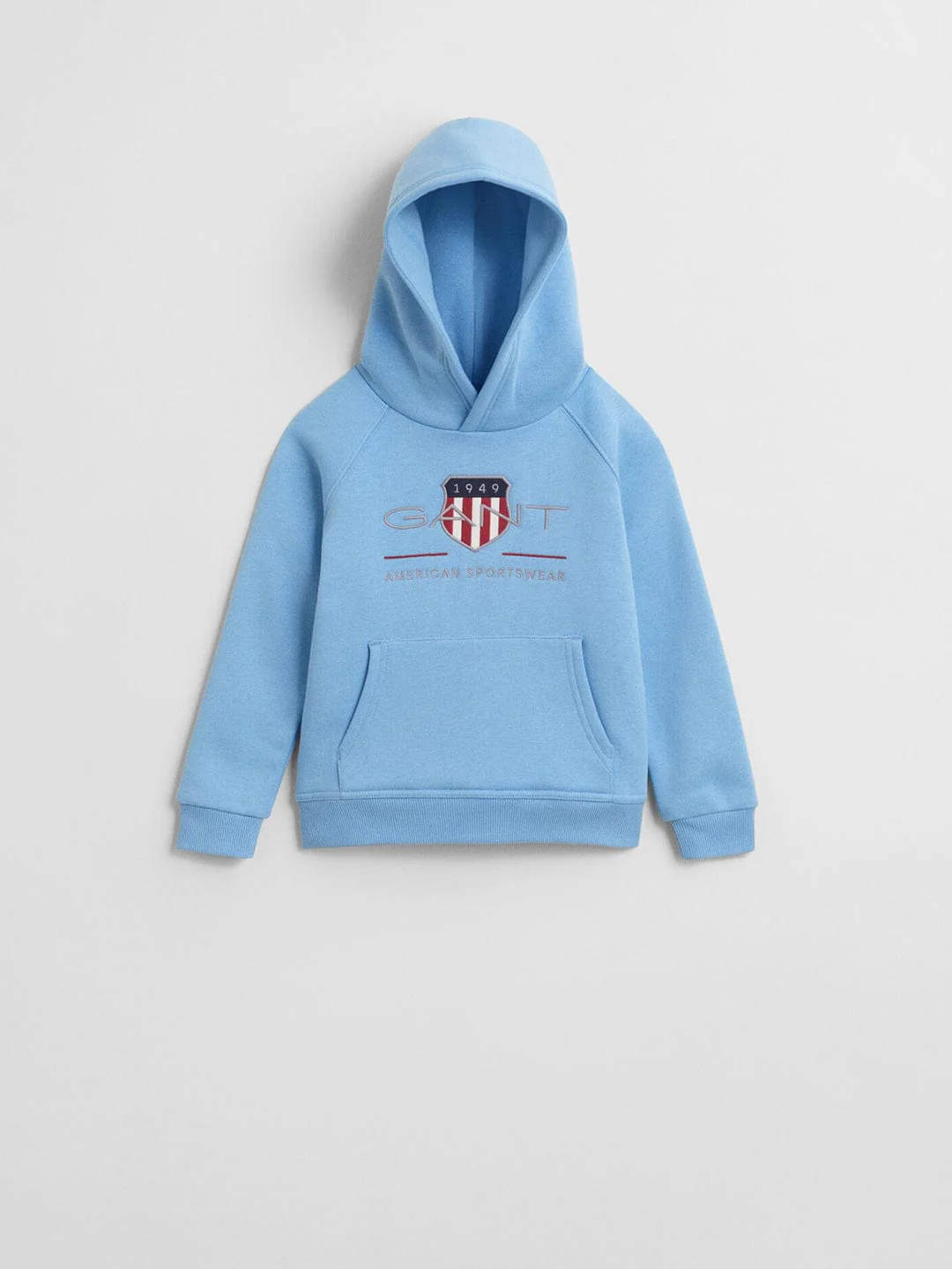 Gant Boys Blue Graphic Hooded Sweatshirt - Image 4