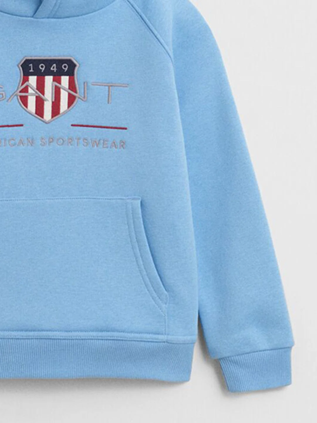 Gant Boys Blue Graphic Hooded Sweatshirt - Image 9