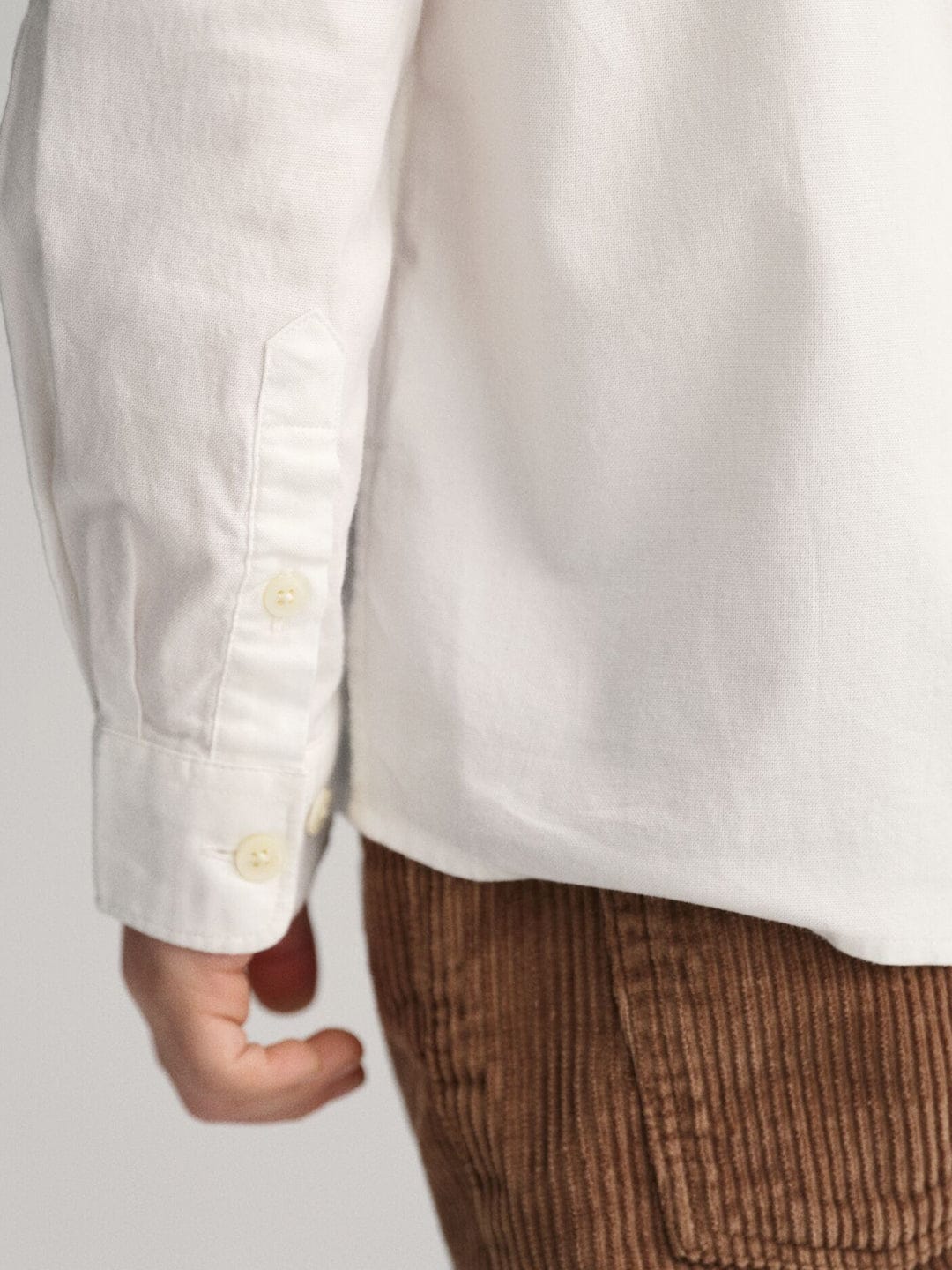 Gant Kids White Solid Collar Shirt - Image 11