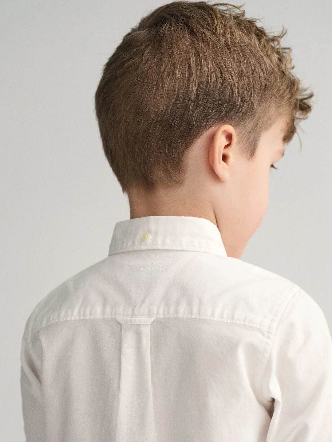 Gant Kids White Solid Collar Shirt - Image 12
