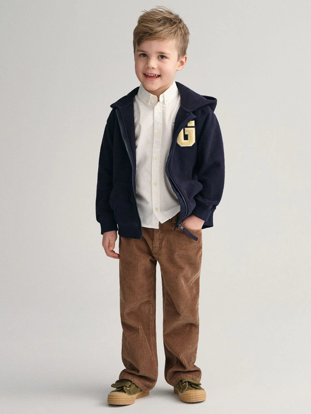 Gant Kids White Solid Collar Shirt - Image 13