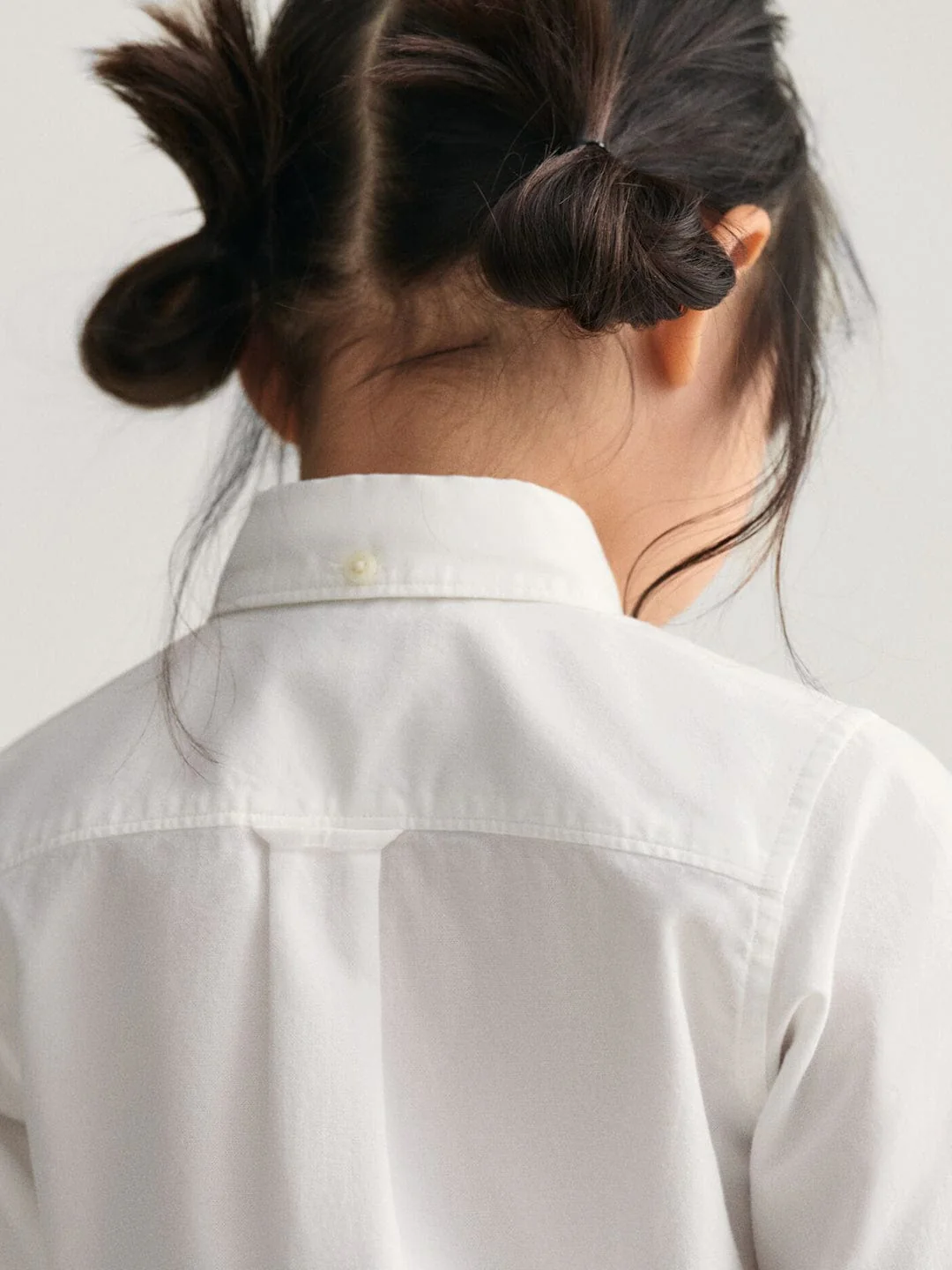 Gant Kids White Solid Collar Shirt - Image 6