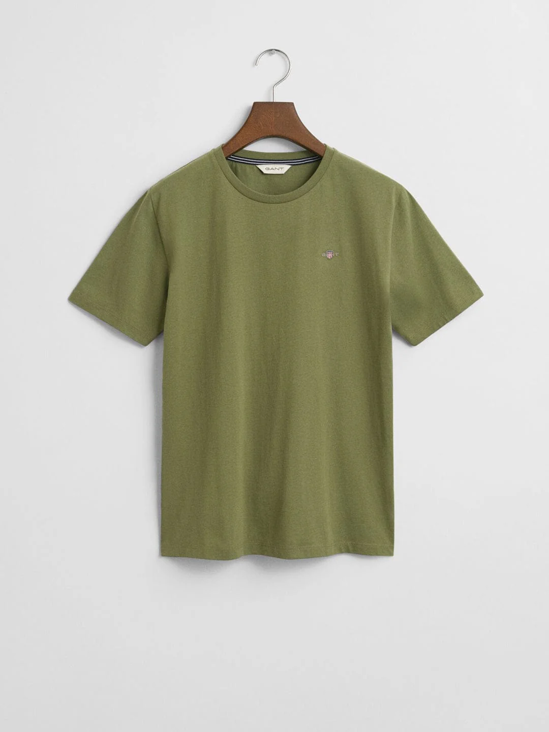 Gant Boys Green Solid Round Neck Tshirt - Image 3