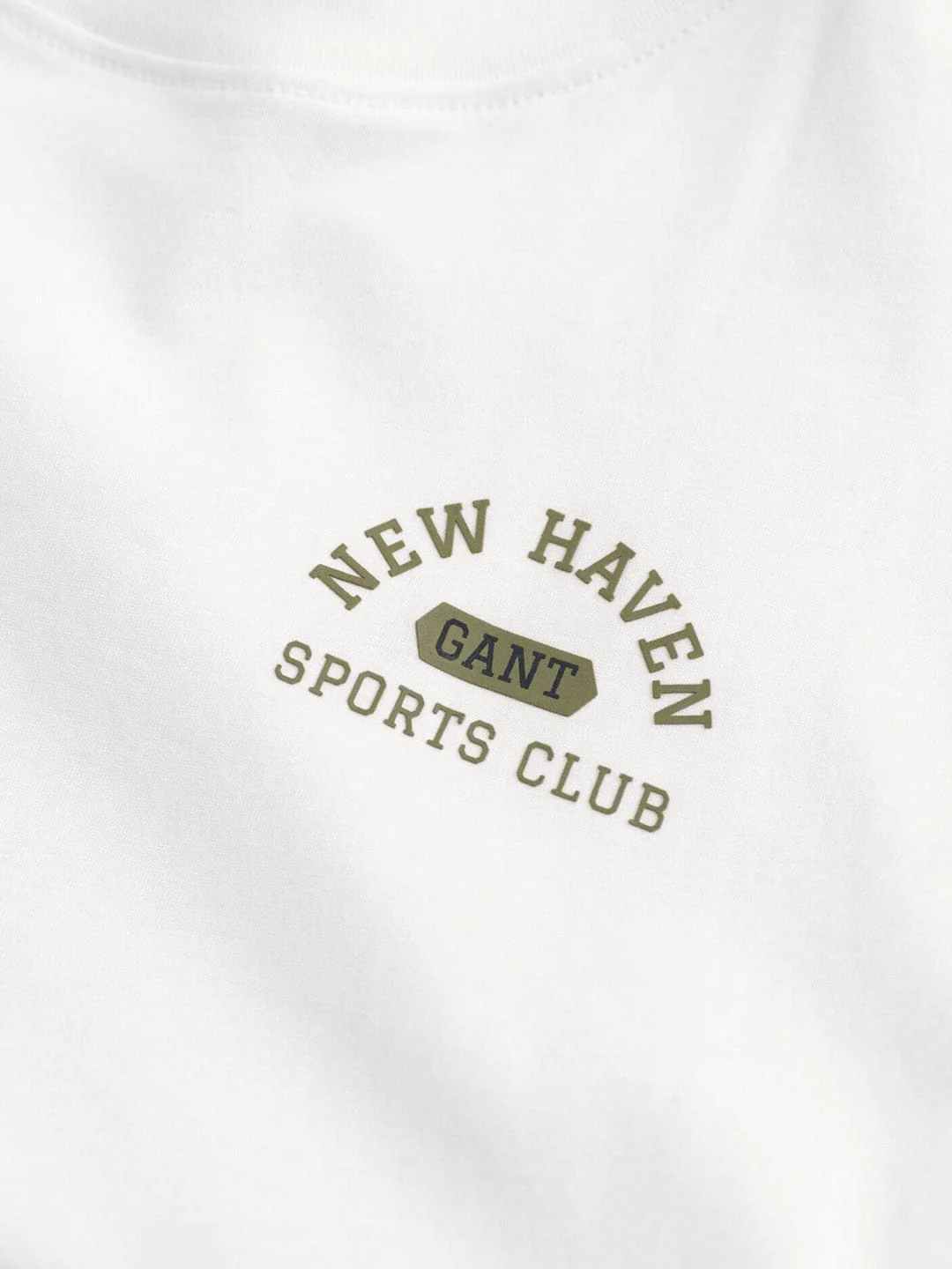 Gant Boys White Graphic Round Neck Tshirt - Image 5