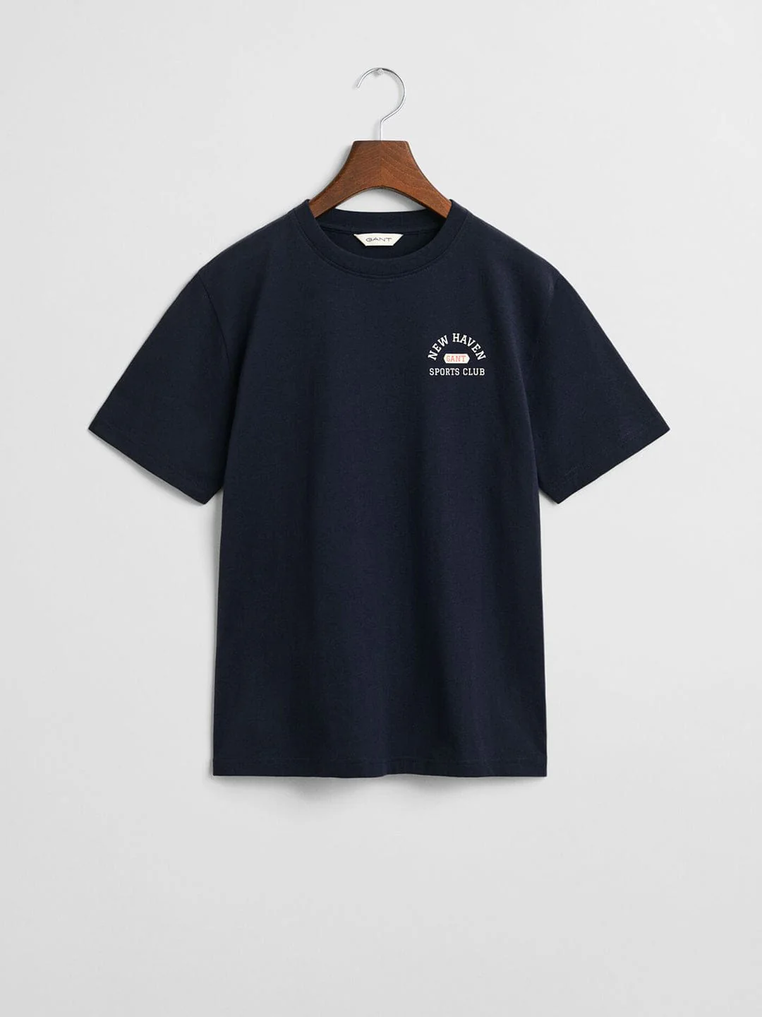 Gant Boys Blue Graphic Round Neck Tshirt - Image 4