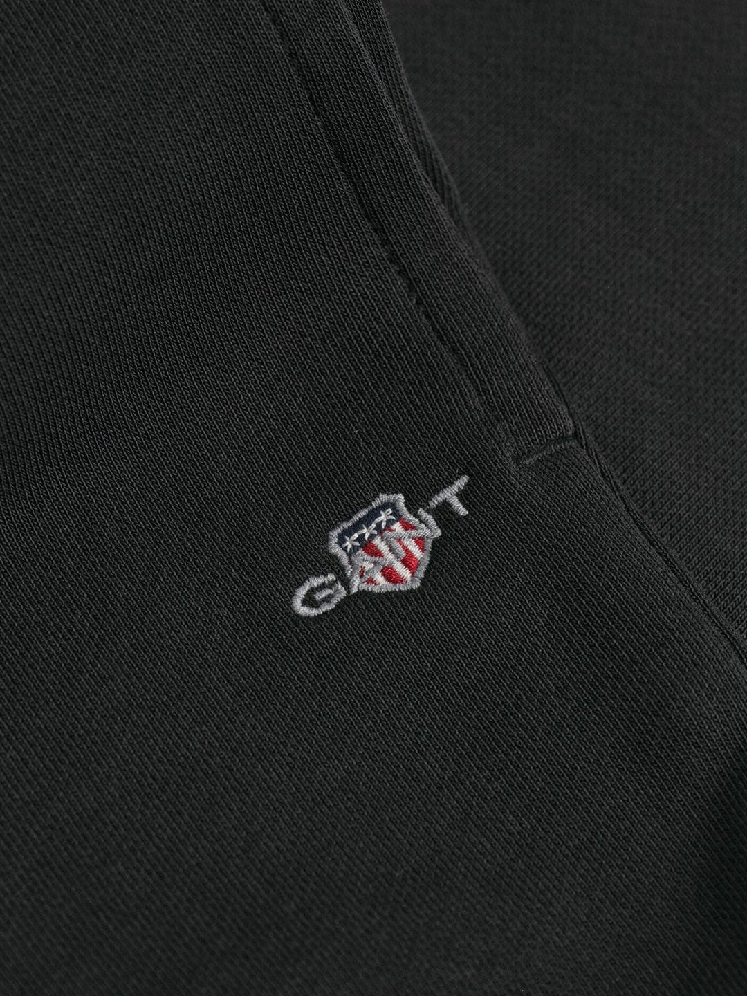 Gant Boys Black Regular Fit Solid Sweatpant - Image 9