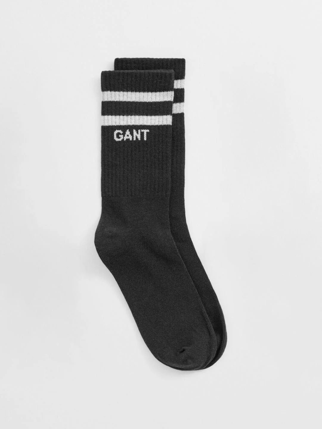 Gant Kids Black Regular Fit Solid Socks - Image 2