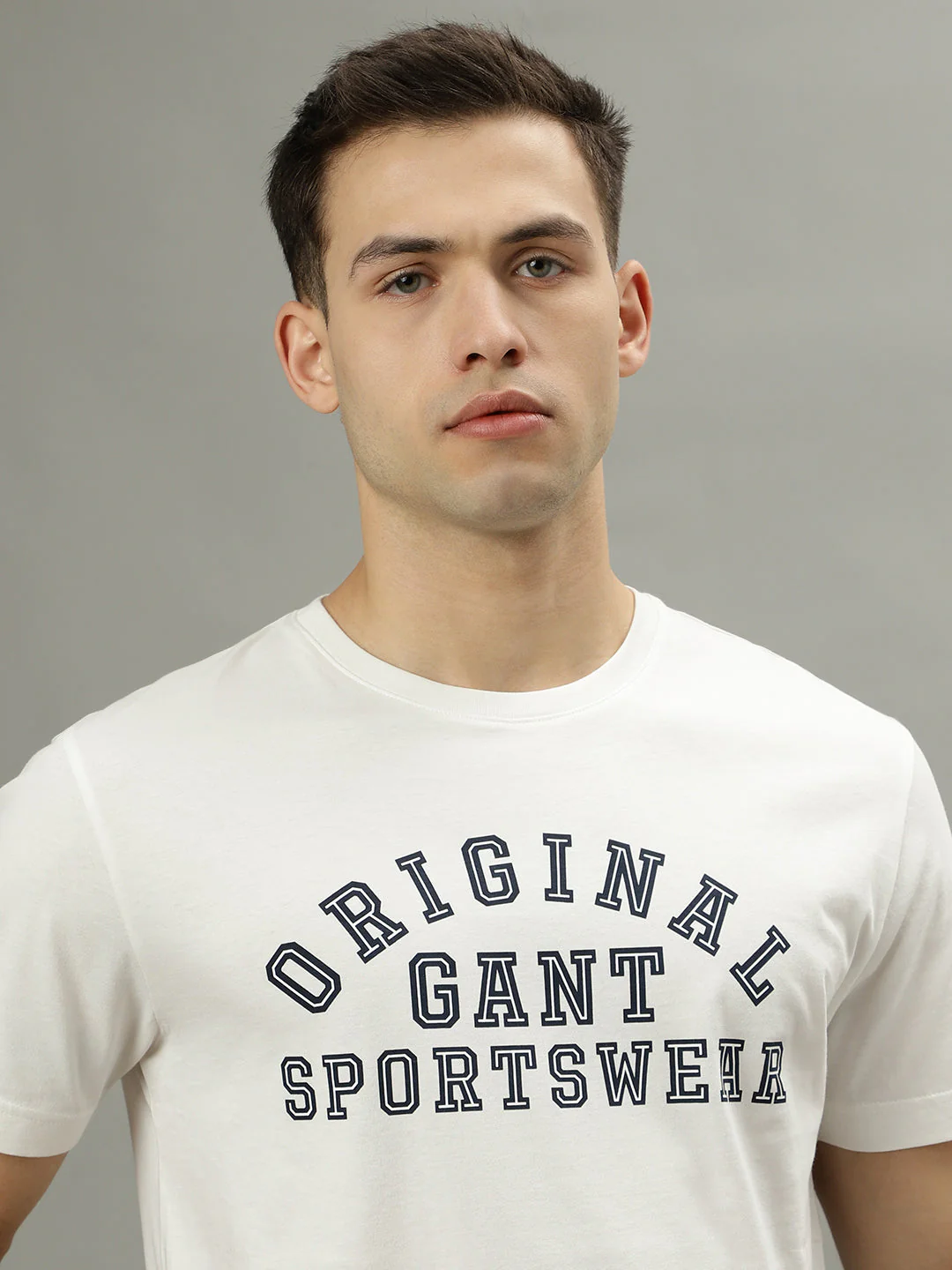 Gant Off White Fashion Printed Regular Fit T-Shirt - Image 6