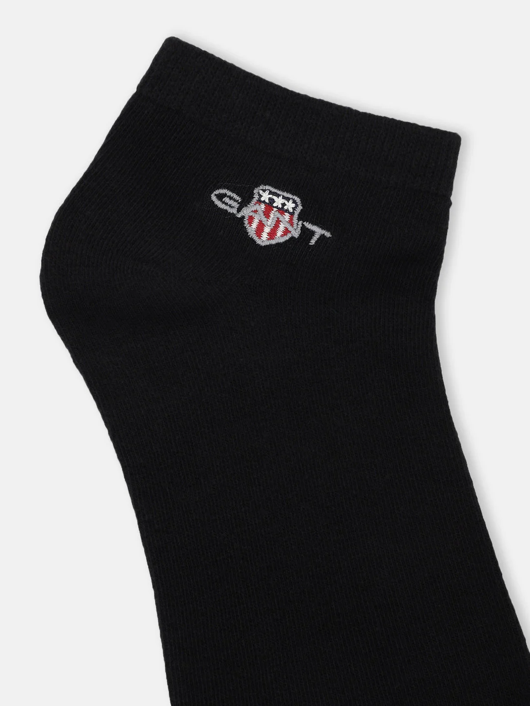 Gant Men Black Solid Ankle Length Socks - Image 4