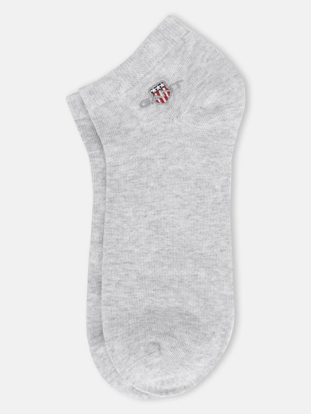 Gant Men Grey Solid Ankle Length Socks - Image 3