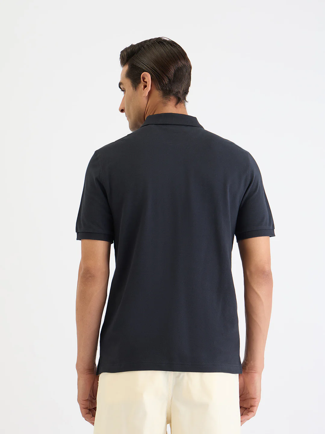 Gant Men Black Solid Polo Tshirt - Image 3