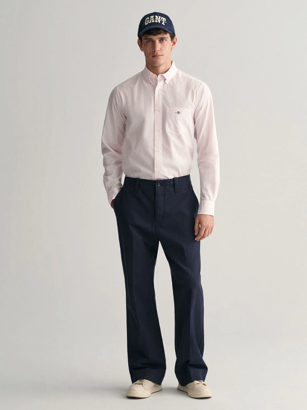 Gant Men Pink Striped Button-Down Collar Full Sleeves Shirt - Image 6