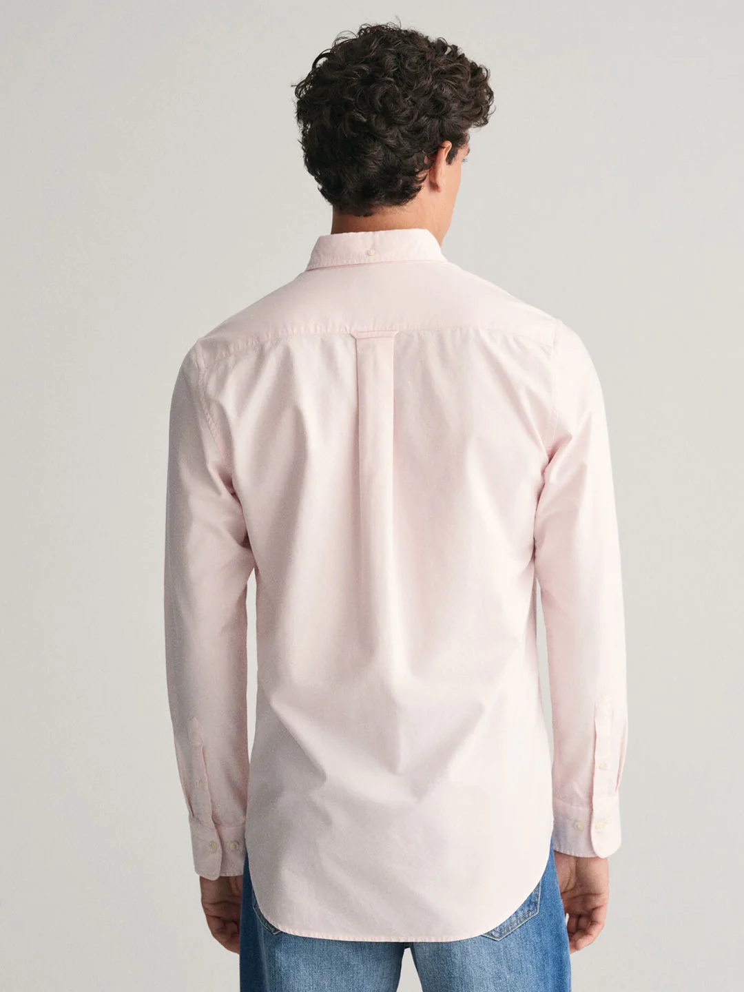 Gant Men Pink Solid Button-Down Collar Full Sleeves Shirt - Image 2