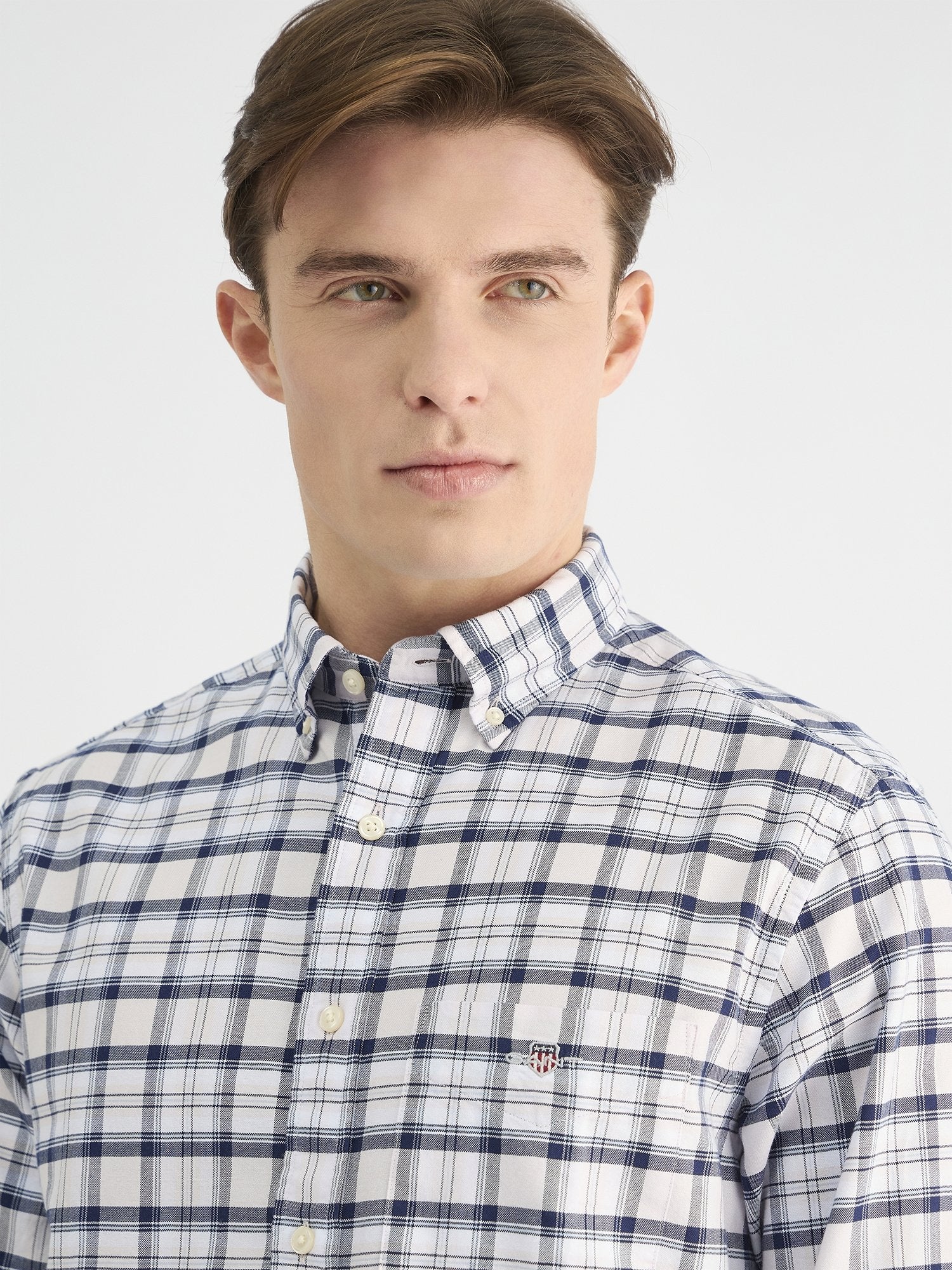 Gant Men Pink Regular Fit Checked Shirt - Image 4