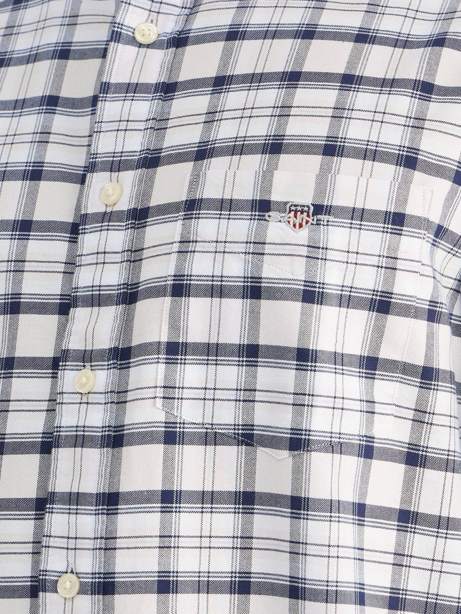 Gant Men Pink Regular Fit Checked Shirt - Image 5