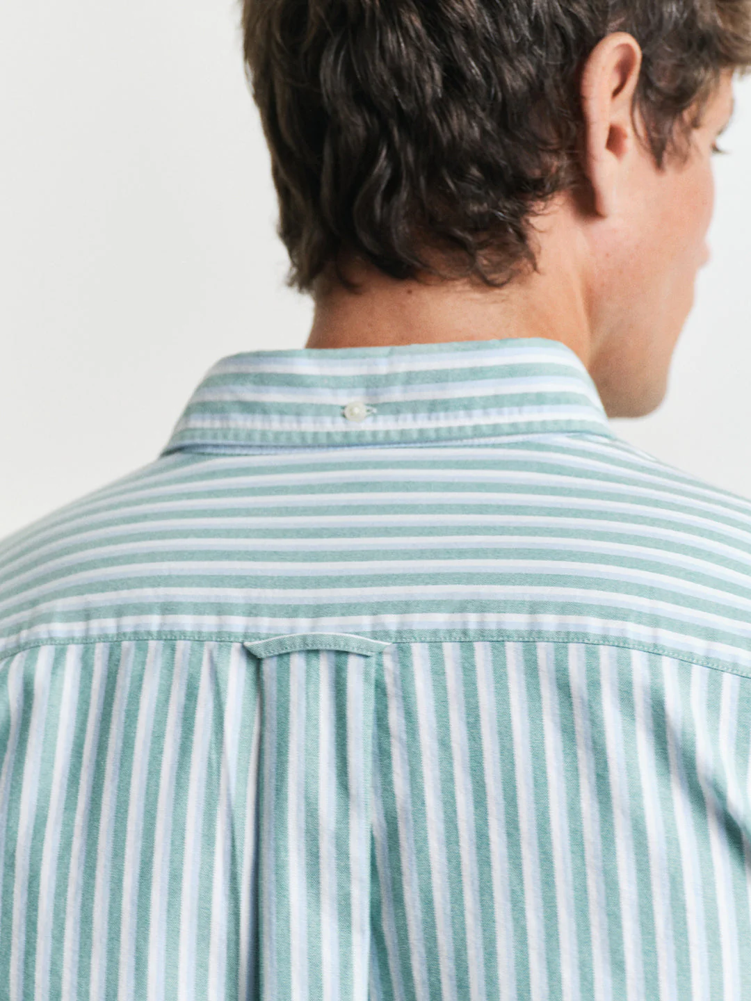 Gant Men Green Button-Down Collar Full Sleeves Shirt - Image 7