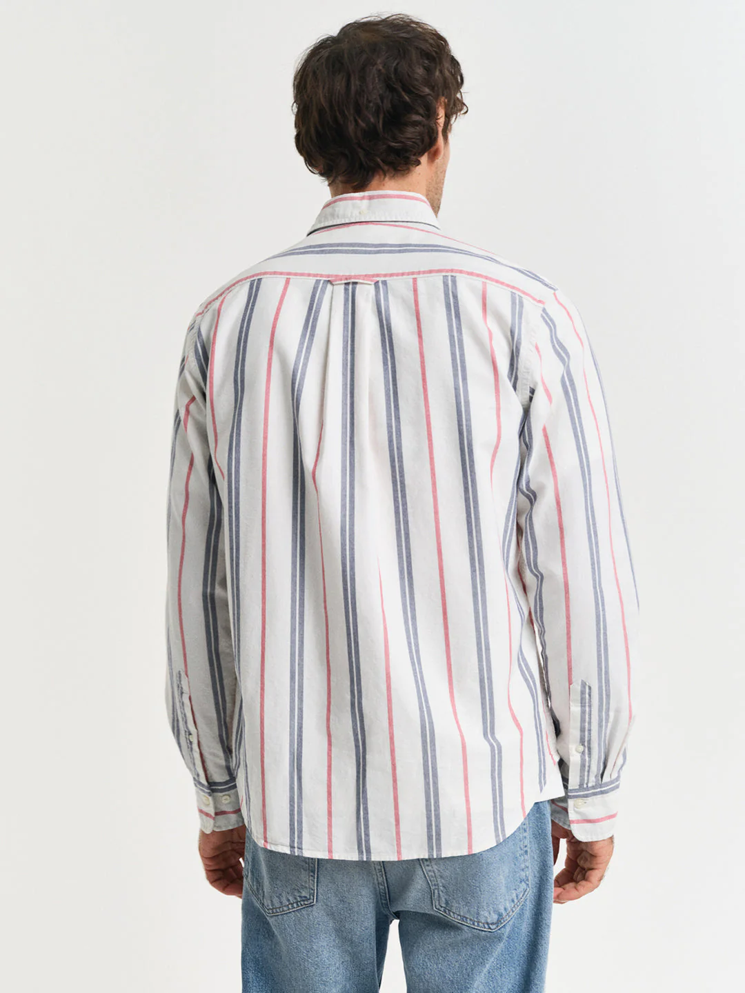 Gant Men White Button-Down Collar Full Sleeves Shirt - Image 2