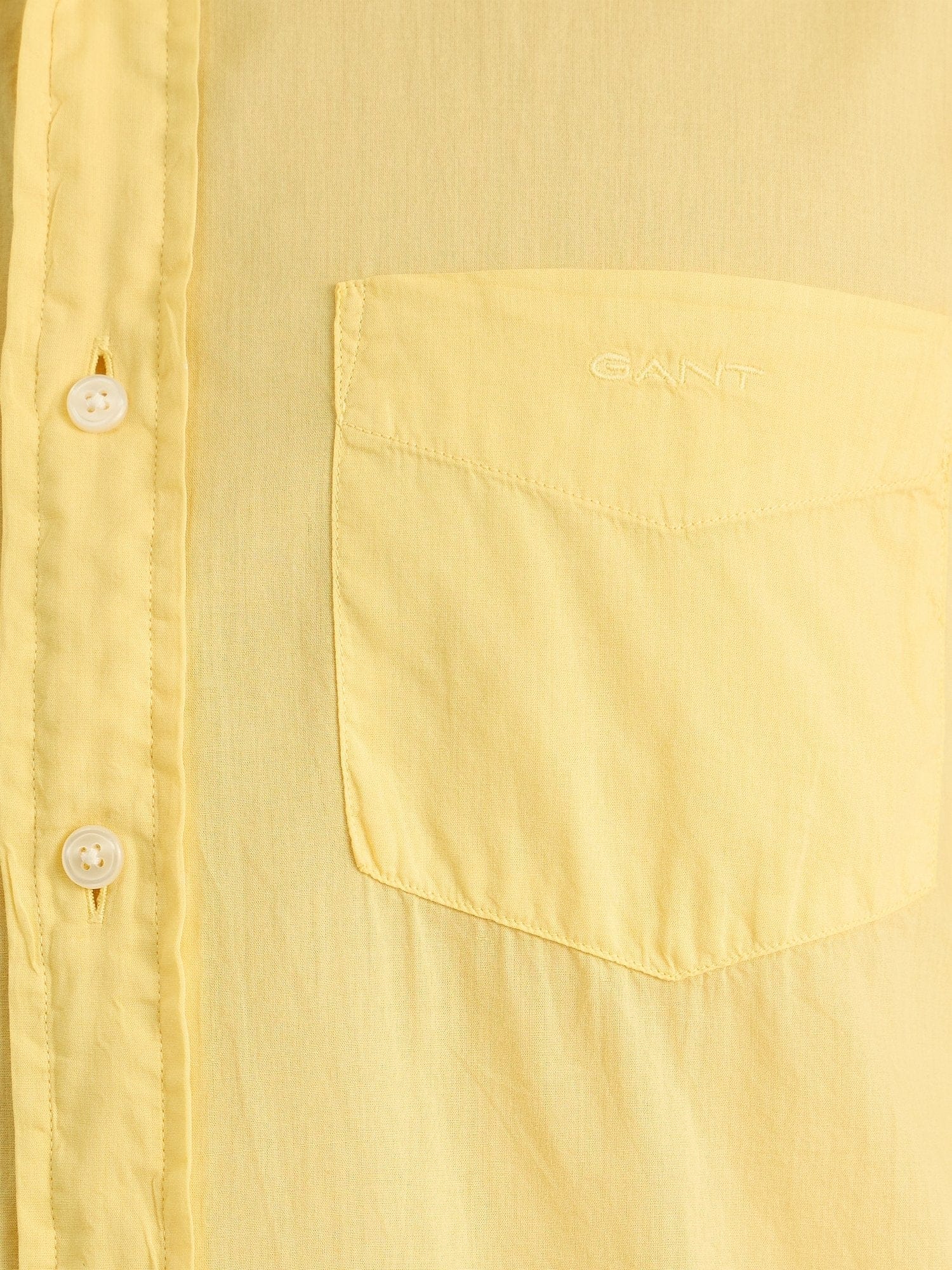 Gant Men Yellow Regular Fit Solid Polo Shirt - Image 5