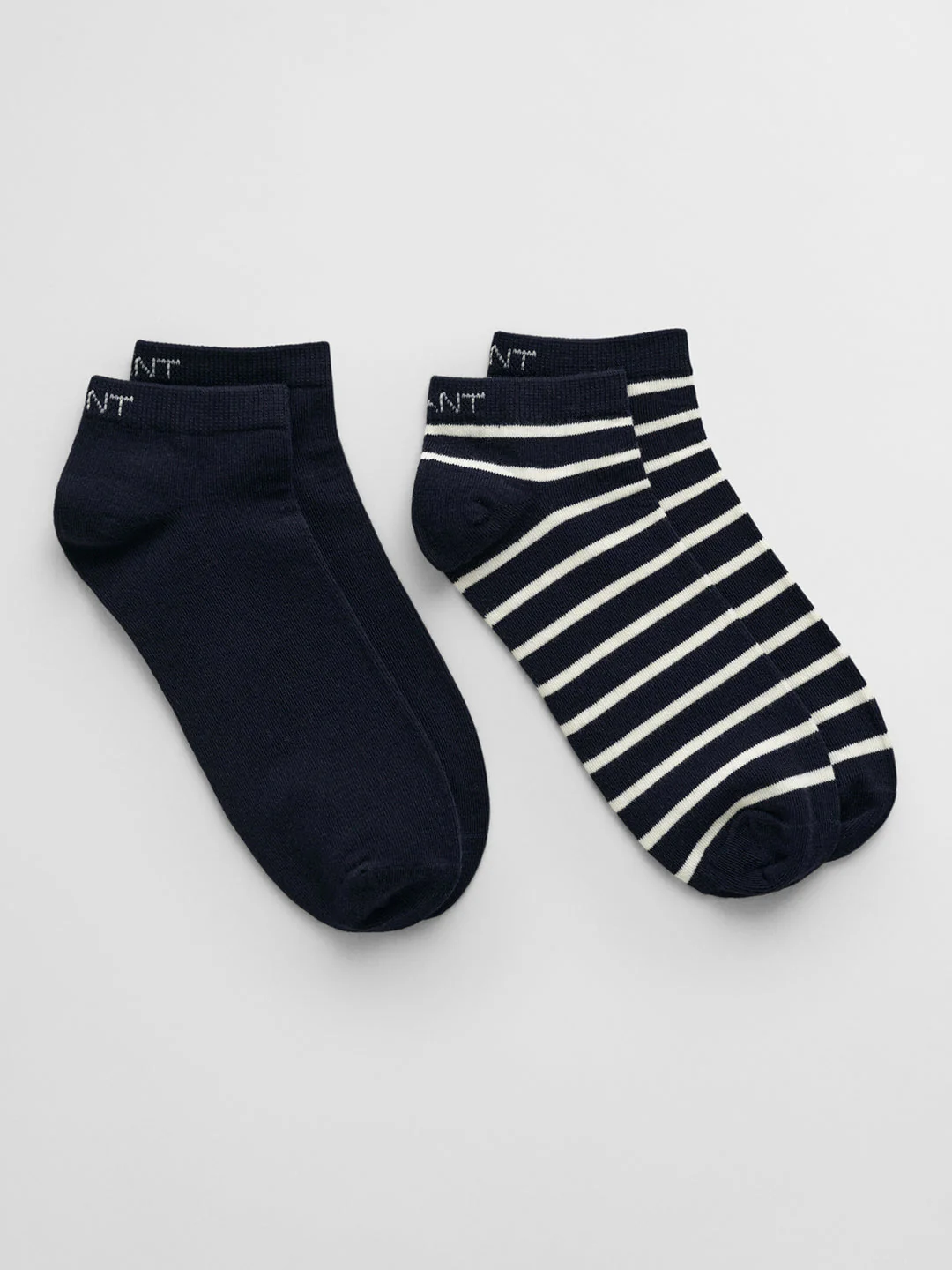 Gant Men Blue Striped Ankle Length Socks