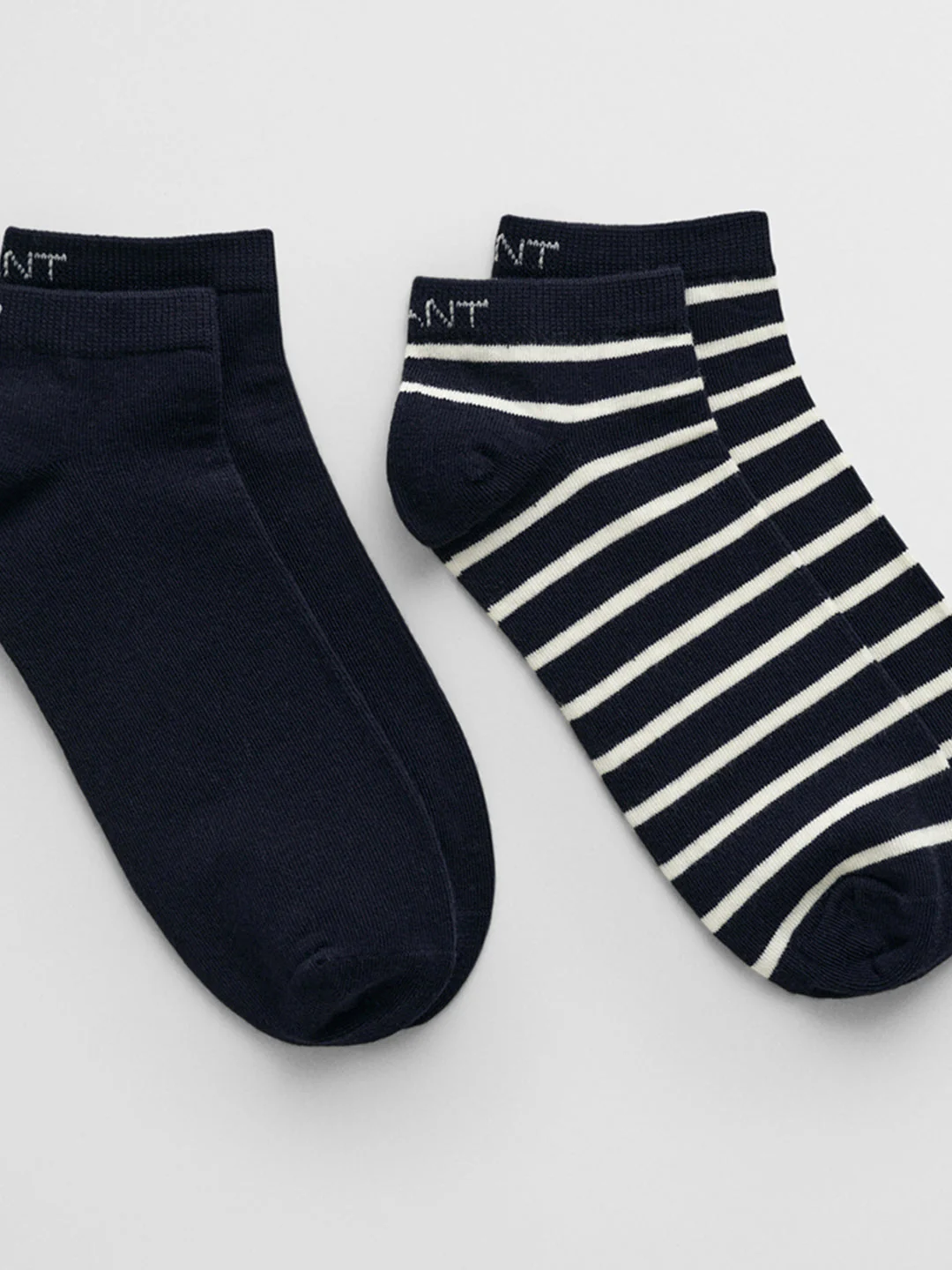 Gant Men Blue Striped Ankle Length Socks - Image 2