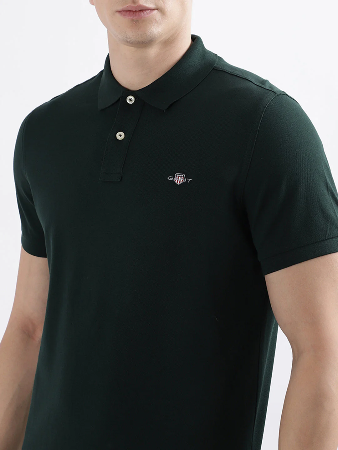 Gant Green Fashion Regular Fit Polo Tshirt - Image 5