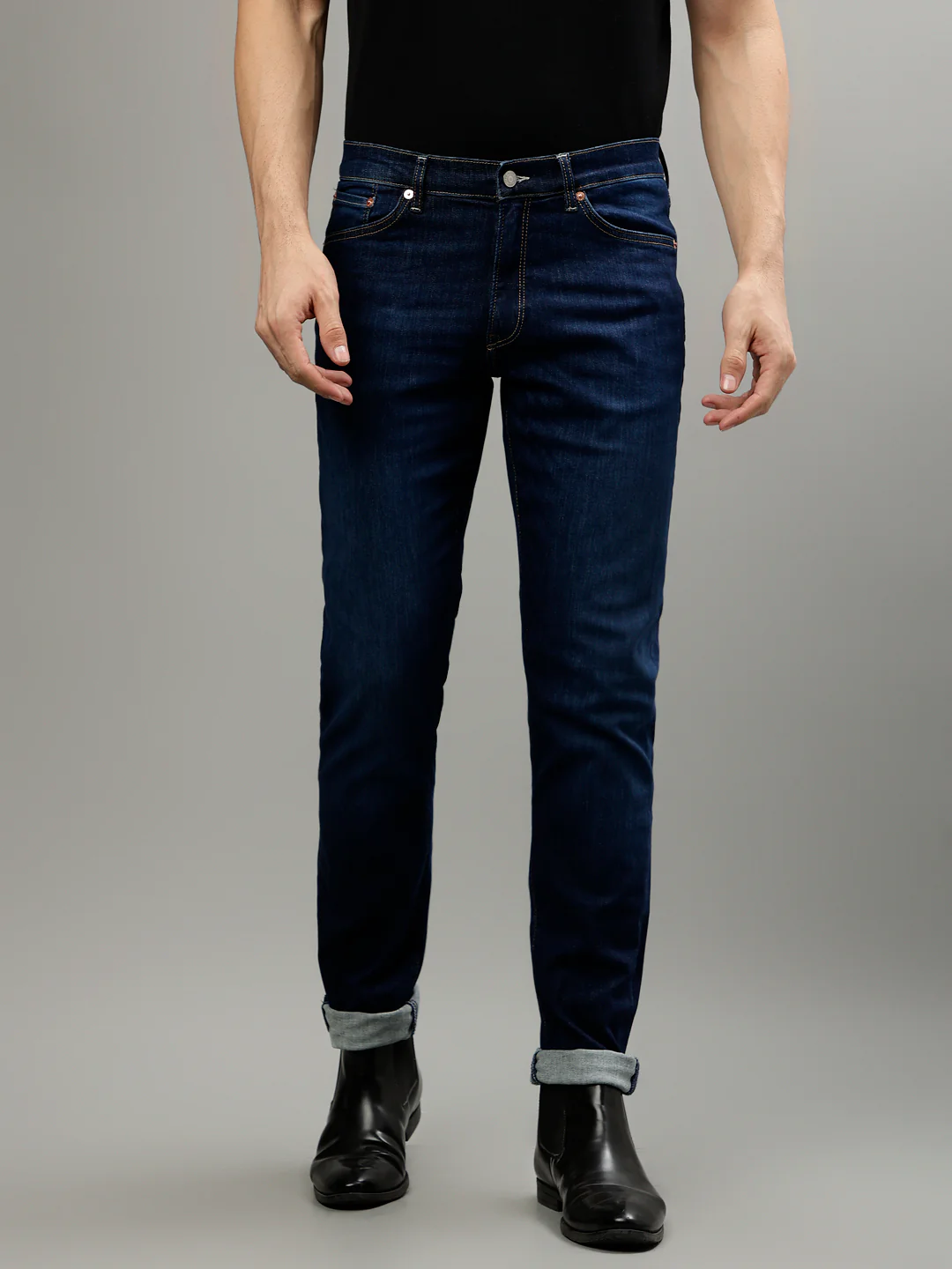 Gant Men Blue Washed Extra Slim Fit Jeans - Image 2
